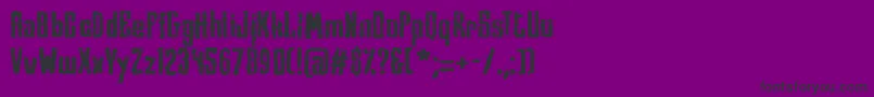 mezzanine Font – Black Fonts on Purple Background