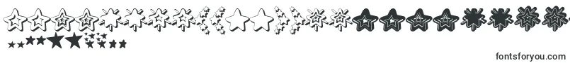 Czcionka MF Star Dings 2   – czcionki dla Google Chrome