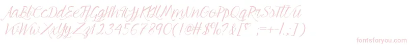 Mf Young  Beautiful Font – Pink Fonts