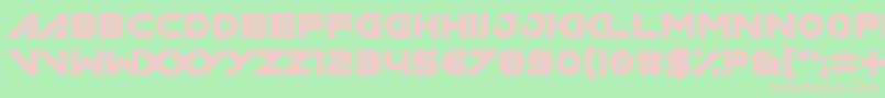 Miamagon Font – Pink Fonts on Green Background