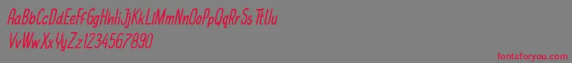 michael jackfruit Font – Red Fonts on Gray Background
