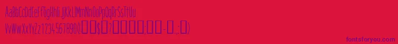 CfgreatdestinyRegular Font – Purple Fonts on Red Background