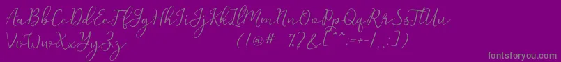 fuente Michel Flow Dafont – Fuentes Grises Sobre Fondo Morado