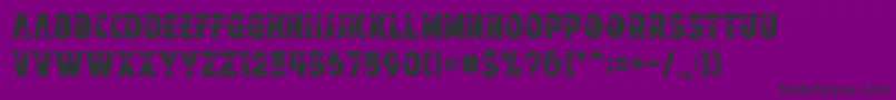 フォントMichelangelo FREE – 紫の背景に黒い文字
