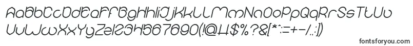 MICHELLE Italic-fontti – Arkkitehtuuriset fontit