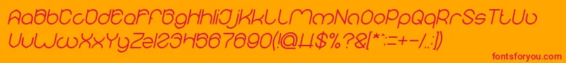 Подробнее о шрифте MICHELLE Italic Шрифт MICHELLE Italic – красные шрифты на оранжевом фоне