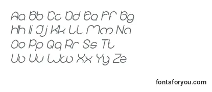 Schriftart MICHELLE Italic
