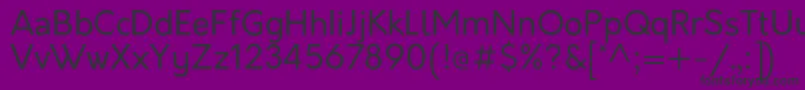 OrkneyRegular Font – Black Fonts on Purple Background