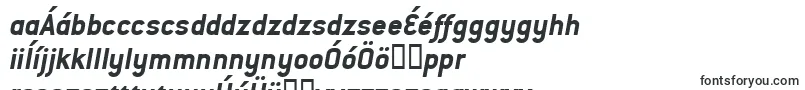 Шрифт ConduititcTtBolditalic – венгерские шрифты