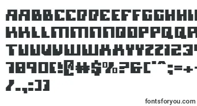 micronian font – rough Fonts