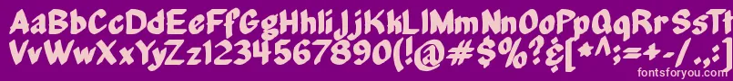 More about MiddleManagement Font MiddleManagement Font – Pink Fonts on Purple Background