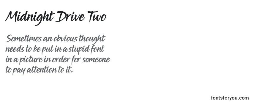 Midnight Drive Two Font