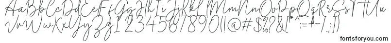 Midnight Signature-fontti – Käsinkirjoitetut fontit