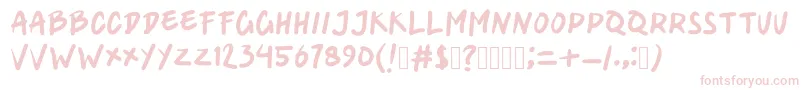 mieaceh-Schriftart – Rosa Schriften