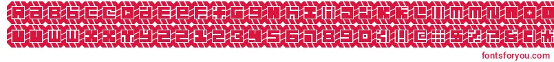 might chain Font – Red Fonts on White Background