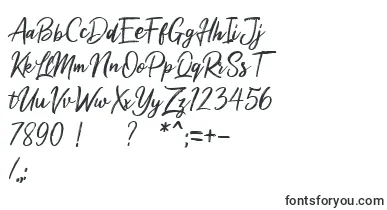 Milea Demo font – inscriptions In Beautiful Fonts