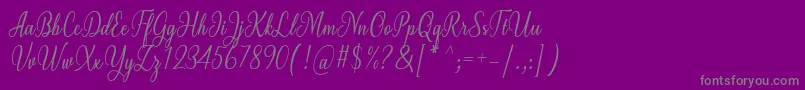 Saiba mais sobre a fonte Milgun Font by 7NTypes Fonte Milgun Font by 7NTypes – fontes cinzas em um fundo violeta