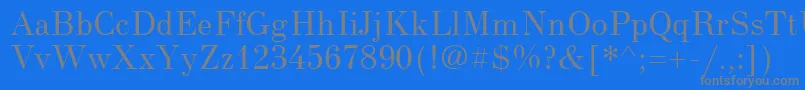 More about NewStandardOld Font NewStandardOld Font – Gray Fonts on Blue Background