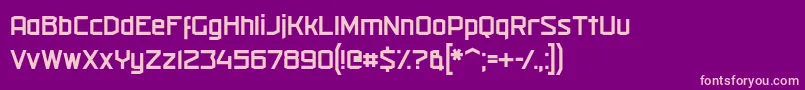 militech r 2019 04 13 Font – Pink Fonts on Purple Background