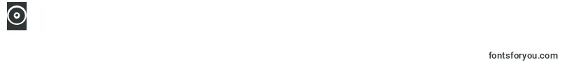 フォントMILLION Hollow Inverse – フォント 数字 0