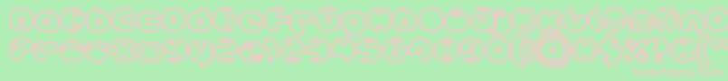 More about MILLION Hollow Font MILLION Hollow Font – Pink Fonts on Green Background