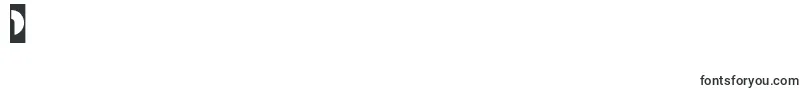 Fonte MILLION Inverse – fontes números 1