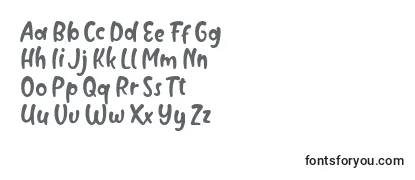 Schriftart Milyone Font by Rifky 7NTypes