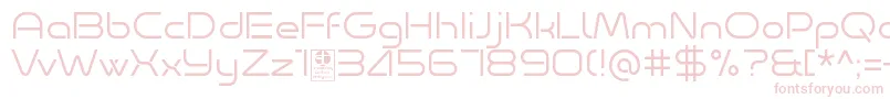 Minalis Light Demo Font – Pink Fonts on White Background