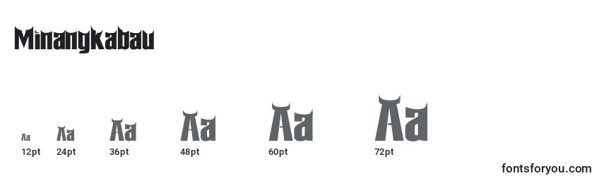 Minangkabau (134396) Font Sizes