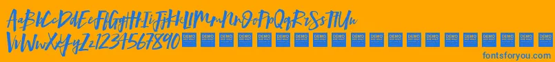 Police Mind Rush   Demo – polices bleues sur fond orange