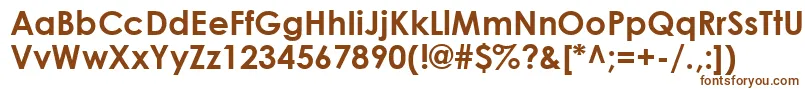 CenturyGothicРџРѕР»СѓР¶РёСЂРЅС‹Р№ Font – Brown Fonts