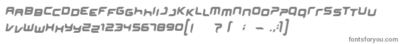 フォントMINISKIP – 白い背景に灰色の文字