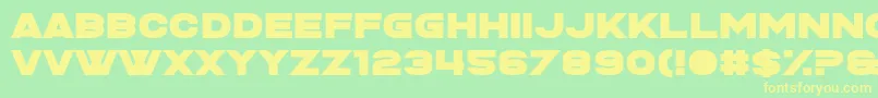 fuente Ministry of Moron – Fuentes Amarillas Sobre Fondo Verde