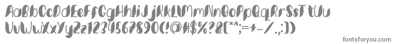 Czcionka Minkem font by 7NTypes D – szare czcionki