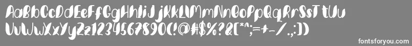 fuente Minkem font by 7NTypes D – Fuentes Blancas Sobre Fondo Gris