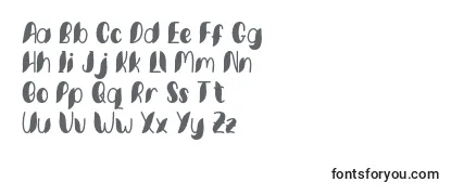 Przegląd czcionki Minkem font by 7NTypes D