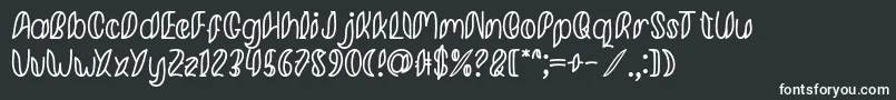 Czcionka Minkem Outline font by 7NTypes D – białe czcionki