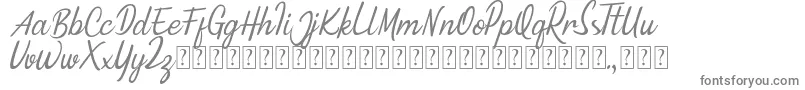 Minnie Queen Font-fontti – harmaat fontit