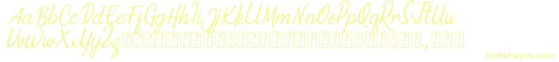 Fonte Minnie Queen Font – fontes amarelas