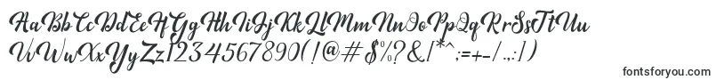 Шрифт Minthas – прикольные шрифты