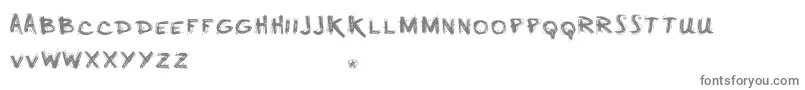 MINUS   -fontti – harmaat kirjasimet valkoisella taustalla