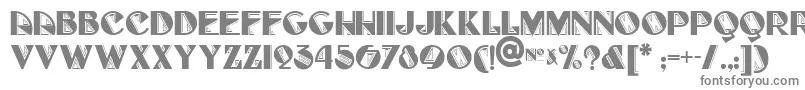 フォントFull – 白い背景に灰色の文字