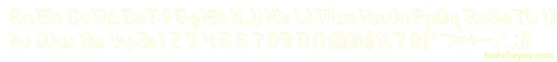 Miracle Hollow Font – Yellow Fonts