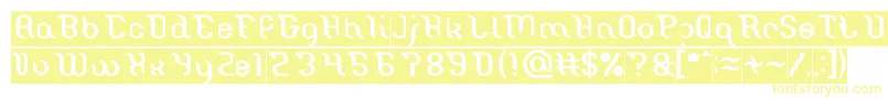Miracle Inverse Font – Yellow Fonts