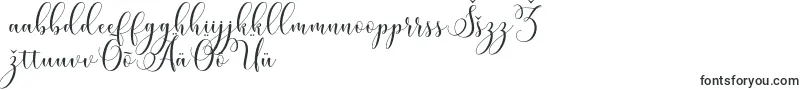 Miracle Script Free-Schriftart – estnische Schriften