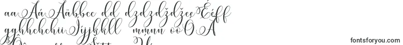Miracle Script Free-Schriftart – slowakische Schriften