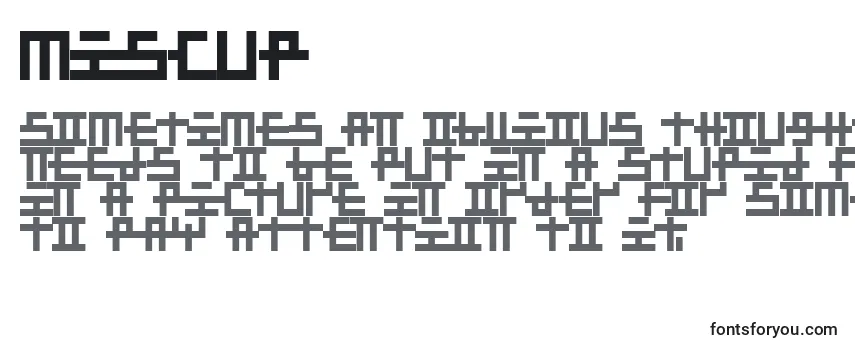 Miscup   (134450) Font