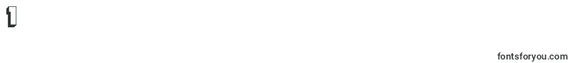 misirlou day Font – Fonts for Digit 1