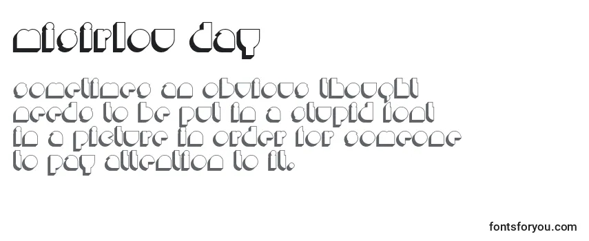 Schriftart Misirlou day