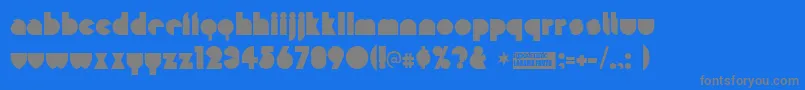 fuente misirlou – Fuentes Grises Sobre Fondo Azul